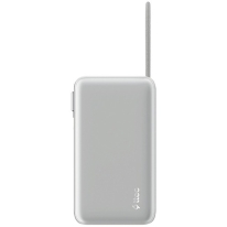 Ttec Recharger Pro LCD 20.000mAh PD 45W Powerbank Withretractable USB-C Cable 2BB277G