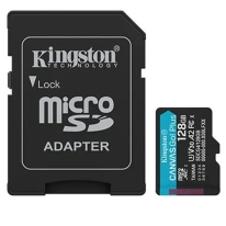 Kingston SDCG4/128GB Canvas Go Plus Gen4 Micro SD