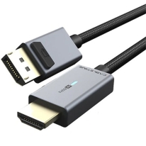 CABLETIME DP To HDMI Cable HD 4K/30HZ 1.8M Black (CT-AV585-P02G4K-SG1.8)