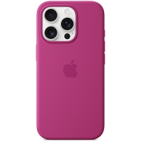 iPhone 16 Pro Silicone Case with MagSafe - Fuchsia
