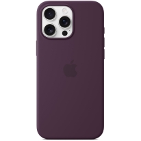 iPhone 16 Pro Max Silicone Case with MagSafe - Plum