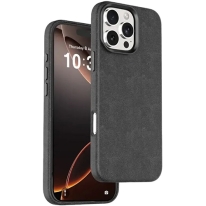 Green Lion Heritage Magsafe Leather Case iPhone 16 Pro Max - Black GNHEMGP16PMBK