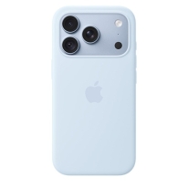 iPhone 18 Pro Silicone Case with Magsafe - Crisp Blue