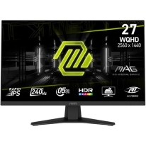 MSI MAG QHD 27FQ 27 Rapid IPS 2560X1440 240 Hz 0.5ms HDR 9S6-3CE41H-052