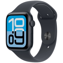 Apple Watch SE 3 GPS 44mm Midnight Aluminium Case with Midnight Sport Band - S/M