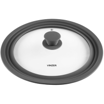 თავსახური Vinzer Glass Lid with Silicone Rim 24/26/28 cm, 50253
