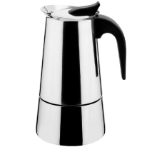 ყავის მადუღარა Vinzer Espresso Coffee Maker MOKA INOX INDUCTION 6 cups (50392)