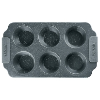 Cake pan Vinzer 6 Cup Muffin Pan with Silicone Handles Dolci Line 30x5x17.8x5cm 50785
