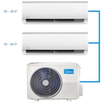 მულტი სპლიტ კონდიციონერი Midea M3OG-21HFN8-Q + AB-18NXD0-M + AB-12NXD0-M