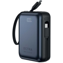 Ectra Nano Power Bank 45W Built-In USB-C Cable P1001