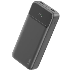 Ttec Recharger LCD 20000mAh PD 20W Powerbank Black 2BB268S