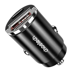 Choetech TC0006 USB-A,USB-C PD3.0 30W Car (XX-T550-F-101ACWH)