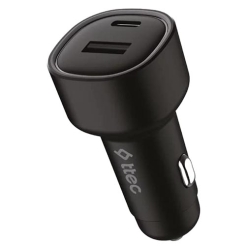 Ttec SmartCharger Duo PD 48W Car Fast Charger USB-C + USB-A Black 2CKP02S