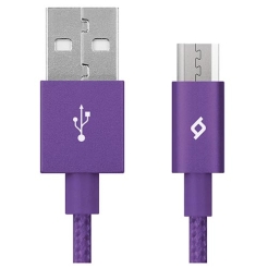 Ttec AlumiCable USB-A - Micro USB 1.2m Violet 2DK11MR