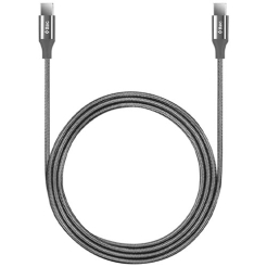 Ttec AlumiCable USB-C - USB-C 65W PD/QC Fast Charging Cable 3m Space Gray 2DK52UG