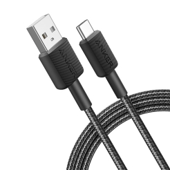 Anker 322 USB-A to USB-C 6ft Braided Black A81H6H11
