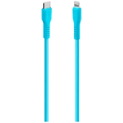 Ttec USB-C to Lightning Charge/Data Cable 120cm Neon Blue 2DK60NM