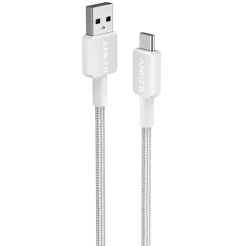 Anker 322 USDB-A to USB-C 3ft Braided White A81H5H21
