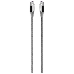 Ttec Alumicable USB-C-USB-C 65W PD/QC Fast Charging/Data Cable 30cm Space Gray 2DK50UG
