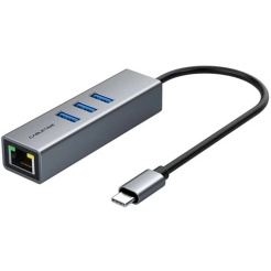 CABLETIME Hub with Gigabit Ethernet Gray (CT-CMLU3-AG)