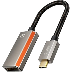 CABLETIME USB-C to Displayport Adapter 8k/80Hz Black (CT-CMDF8K-ZG)