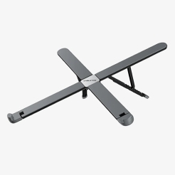 CABLETIME X Foldable Laptop Stand Adjustable 10-17.3 Space Gray (CT-LS09-PB)