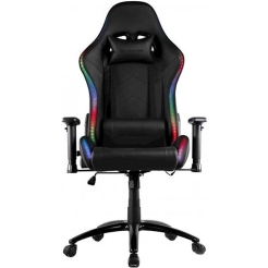 2E Gaming Chair Ogama II RGB PU leather 3D-Armsets Black (2E-GC-OGA-BKRGB)