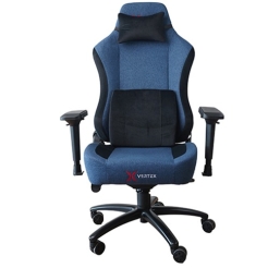 Vertex Nebula Gaming Chair Blue Fabric (14934)