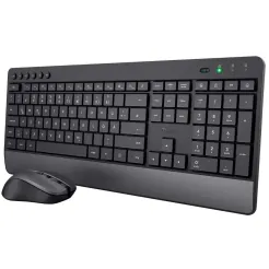 Trust Trezo Wireless Deskset Combo Eco Us (24529)