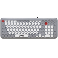 Jedel K35 Wired Slim Chocolate Keyboard Gray