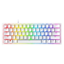 Razer Keyboard Huntsman Mini Mercury ED RGB 61Key Purple Switch White (RZ03-03390300-R3M1)