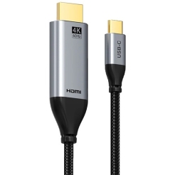 CABLETIME USB-C to HDMI Cable 4K/60hz 1.8m Black (CT-C160-PU31-CMHD2-S1.8)