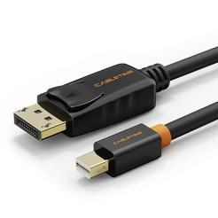 CABLETIME DP To DP 1.2 Cable 4K/60HZ 1.8M Black (CT-AV585-01G-B1.8)
