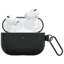 Green Lion Berlin Series Leather Case AirPods Pro 3 Black GNBNSLC03APBK