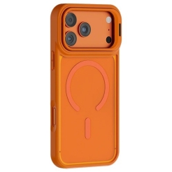 Levelo Solo Pro Camera Kickstand Case for iPhone 17 Pro Orange LVLSPCKSC17POR