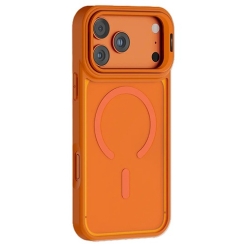 Levelo Solo Pro Camera Kickstand Case for iPhone 17 Pro Max Orange LVLSPCKSC17PMOR