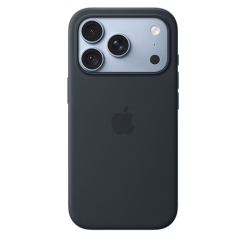 iPhone 18 Pro Silicone Case with Magsafe - Navy Blue