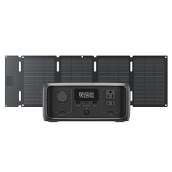 EcoFlow River 3 UPS + 45W TypeC  Solar Panel Bundle