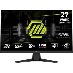 MSI MAG QHD 27FQ 27 Rapid IPS 2560X1440 240 Hz 0.5ms HDR 9S6-3CE41H-052