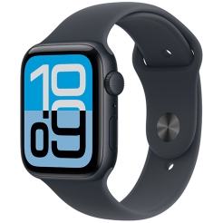 Apple Watch SE 3 GPS 44mm Midnight Aluminium Case with Midnight Sport Band - S/M