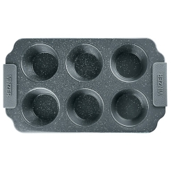 Cake pan Vinzer 6 Cup Muffin Pan with Silicone Handles Dolci Line 30x5x17.8x5cm 50785