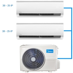 მულტი სპლიტ კონდიციონერი Midea M2OH-14HFN8-Q AB-09NXD0-M (2x)