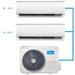 მულტი სპლიტ კონდიციონერი Midea M3OG-21HFN8-Q + AB-18NXD0-M + AB-12NXD0-M