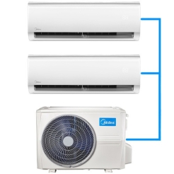 მულტი სპლიტ კონდიციონერი Midea M3OA-27HFN8-Q + AB-18NXD0-M (2X)
