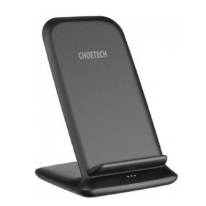 Choetech t555-f 15w 2 coils fast wireless charging stand (xx-t555-f-bk)