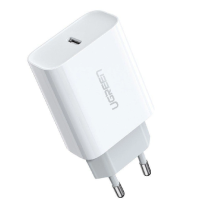 Ugreen CD137 Fast Chargin Power Adapter PD 20W EU White (60450)	