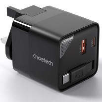 Choetech PD6091 65W Charger with Cable Black