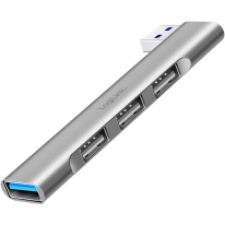 Logilink UA0436 Ultraslim 4-port 18W Aluminium