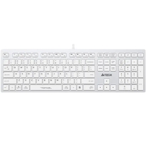 A4Tech Fstyler FX50 Scissor Switch Keyboard EN/RU White (13807)