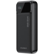 Choetech B729 PD22.5W Dual USB-A+TYPE-C Power Bank Black